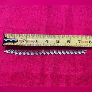 Sterling Silver Heart Bracelet